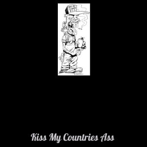 Kiss My Countries Ass - Cloke Mens Big Air Tank Design