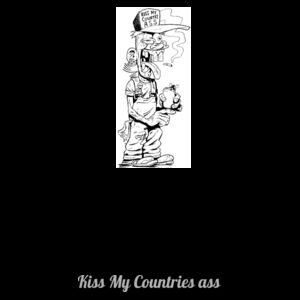 Kiss My Countries Ass - JB's Mens Tee Design
