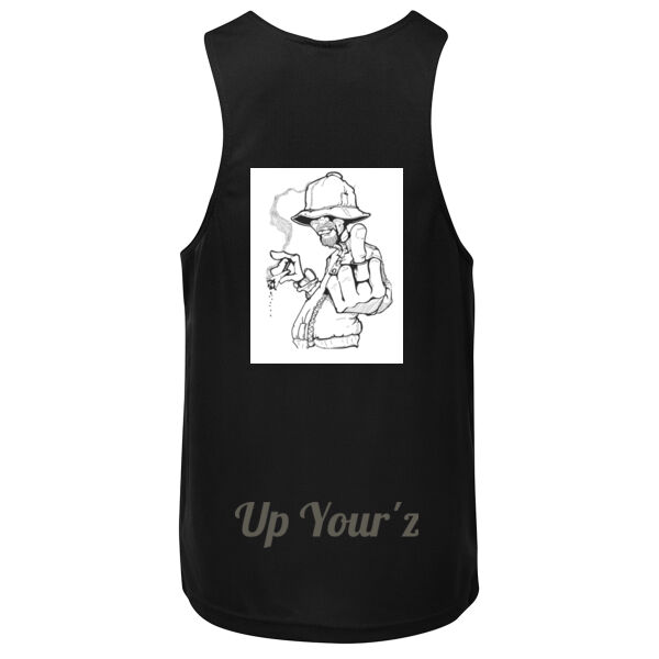 Up Your'z - Podium Mens Poly Singlet Thumbnail