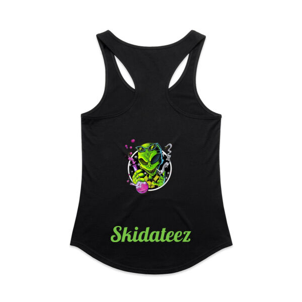 ALIEN BUD - AS Colour Womens Mali Racerback Singlet Thumbnail