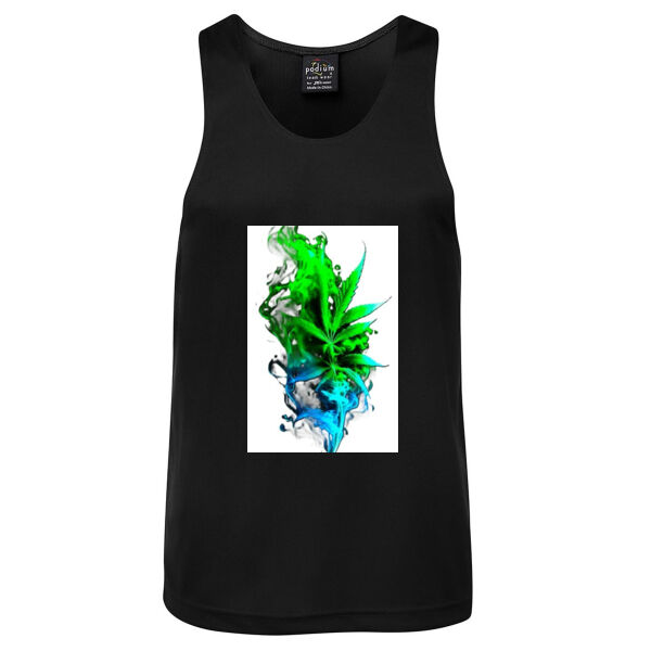 ZAZA - STICKY ICKY - Podium Men's Poly Singlet Thumbnail