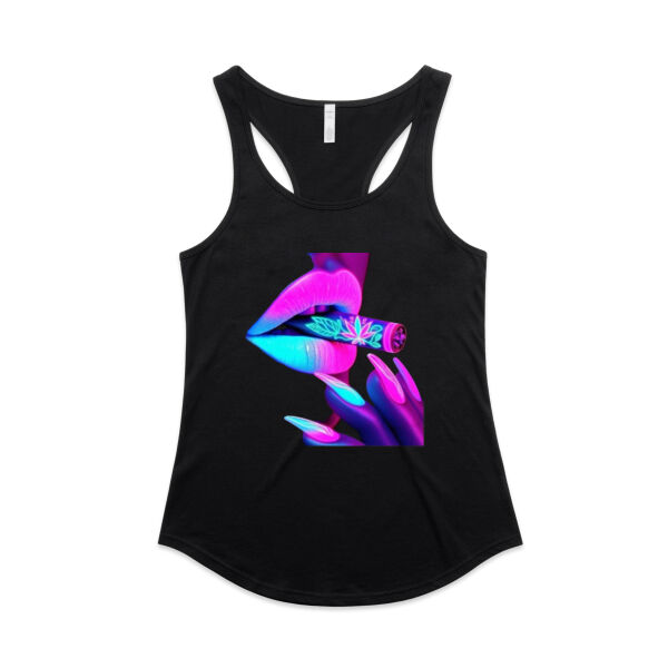 COLOUR VIBE - AS Colour Womens Mali Racerback Singlet Thumbnail