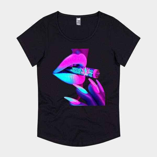 COLOUR VIBE - Thread Project Womens Jazz Scoop Neck Tee Thumbnail