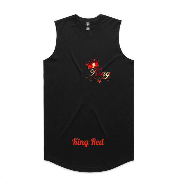 KING RED - AS Colour Mens Staple Curve Tank Thumbnail