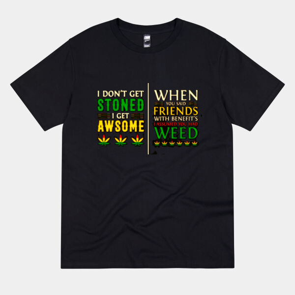 STONED WEED & FRIENDS - Thread Project Unisex Summer Tee Thumbnail