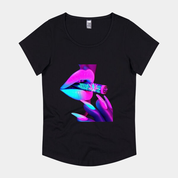COLOUR VIBE - Thread Project Womens Jazz Scoop Neck Tee Thumbnail